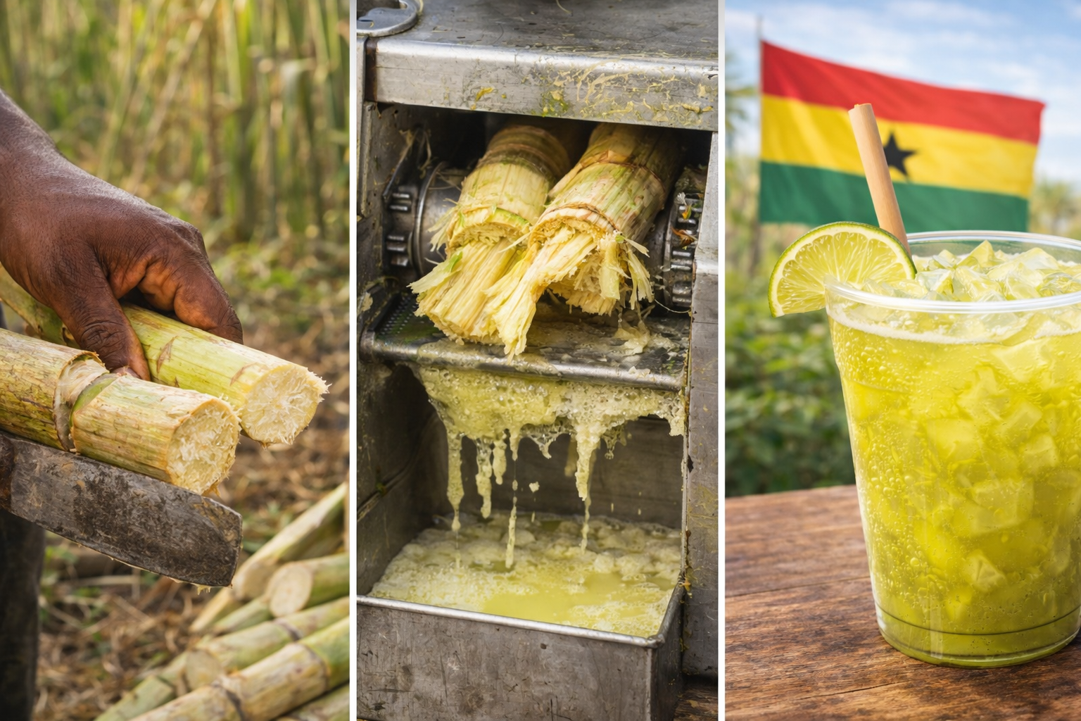 Fresh cane juice